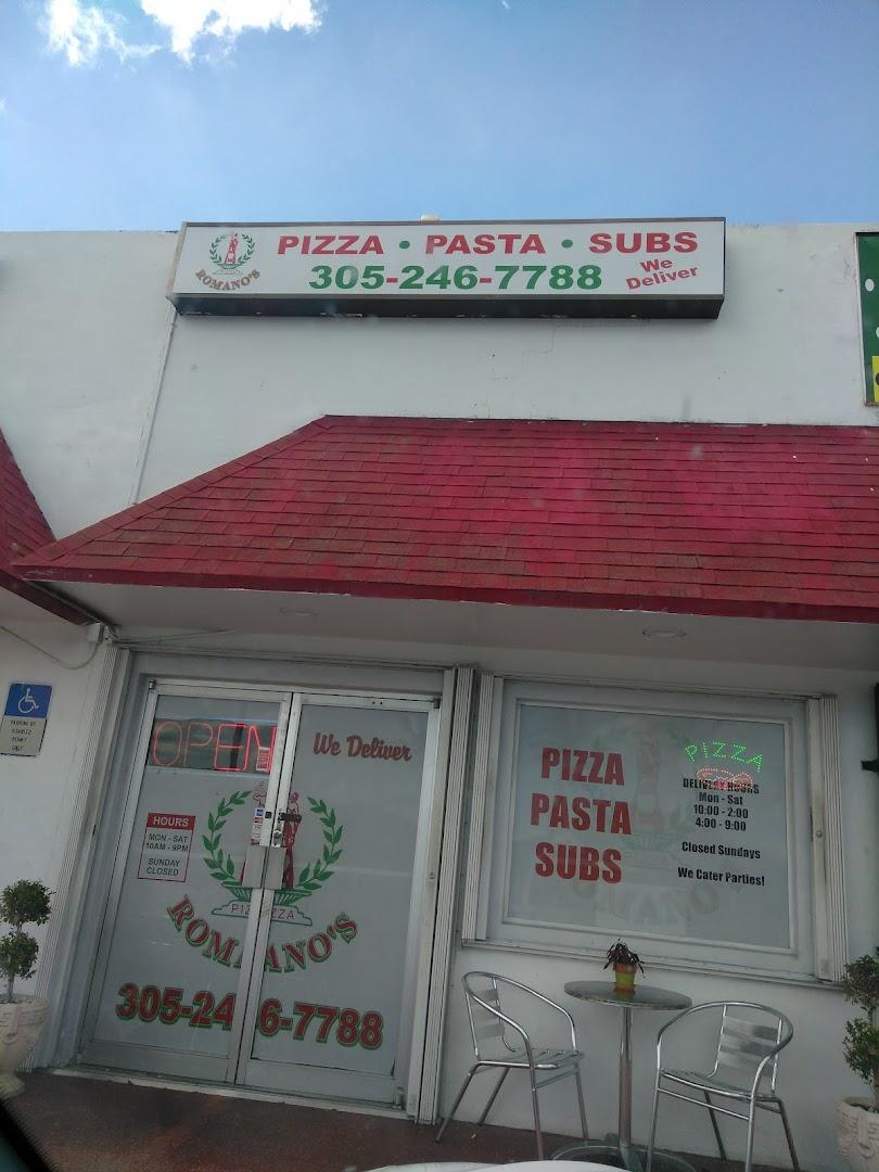 Romano's Pizza Menu image 1